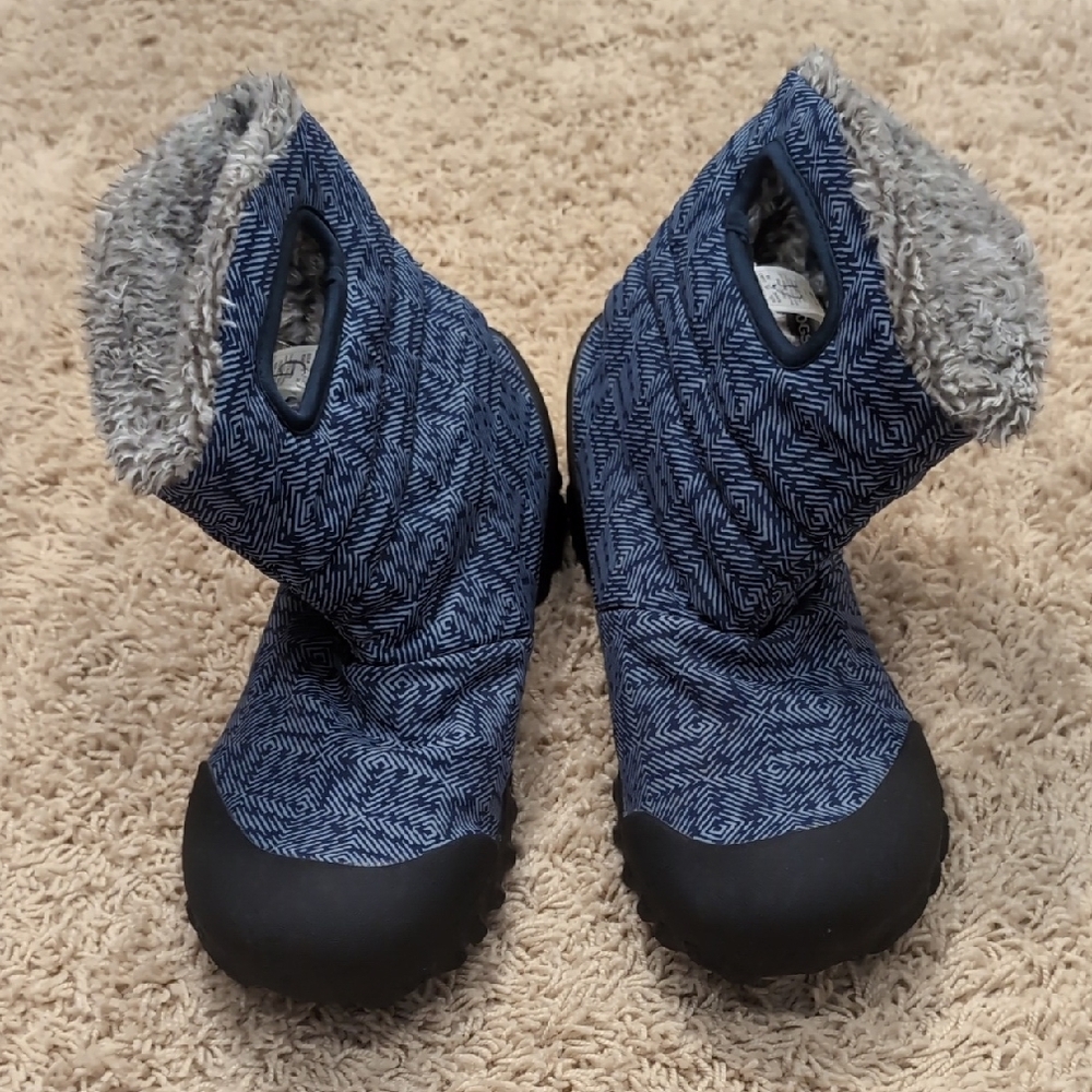 BOGS Women's Blue Patterned Boots
